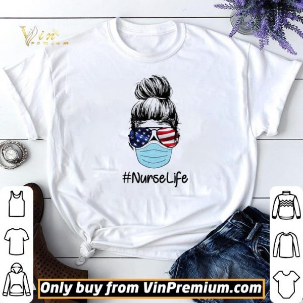 Hair bun nurse life shirt sweater