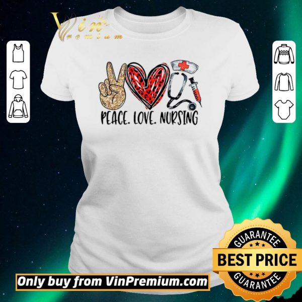 Official Peace Love Nursing RN Love Nurse 2020 shirt sweater