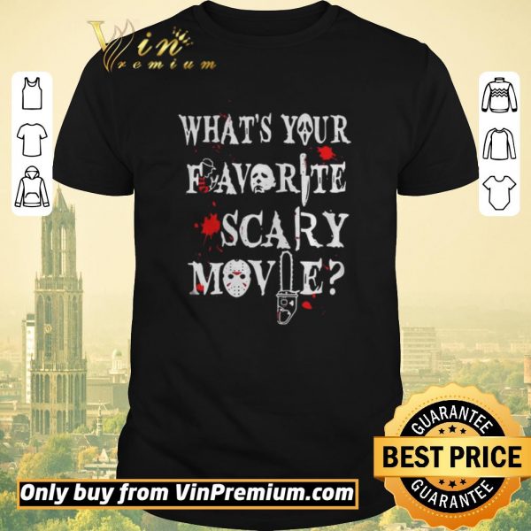Premium Ghostface Whats Your Favorite Scary Movie shirt sweater