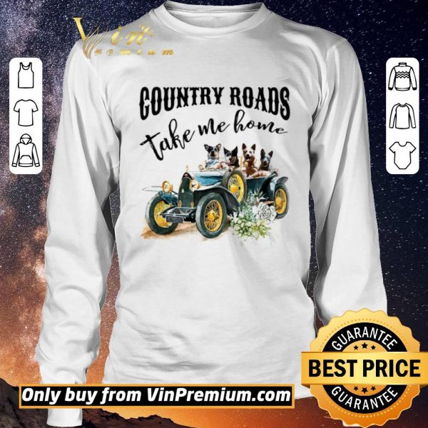 Hot Dogs Country Road Take Me Home shirt sweater