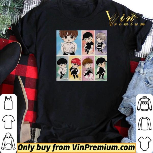 Chibi BTS band member shirt sweater