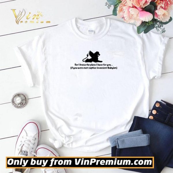 For I know the plans I have for you if you were ever captive shirt sweater