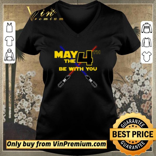 Funny Star wars May The 4th Be With You shirt sweater