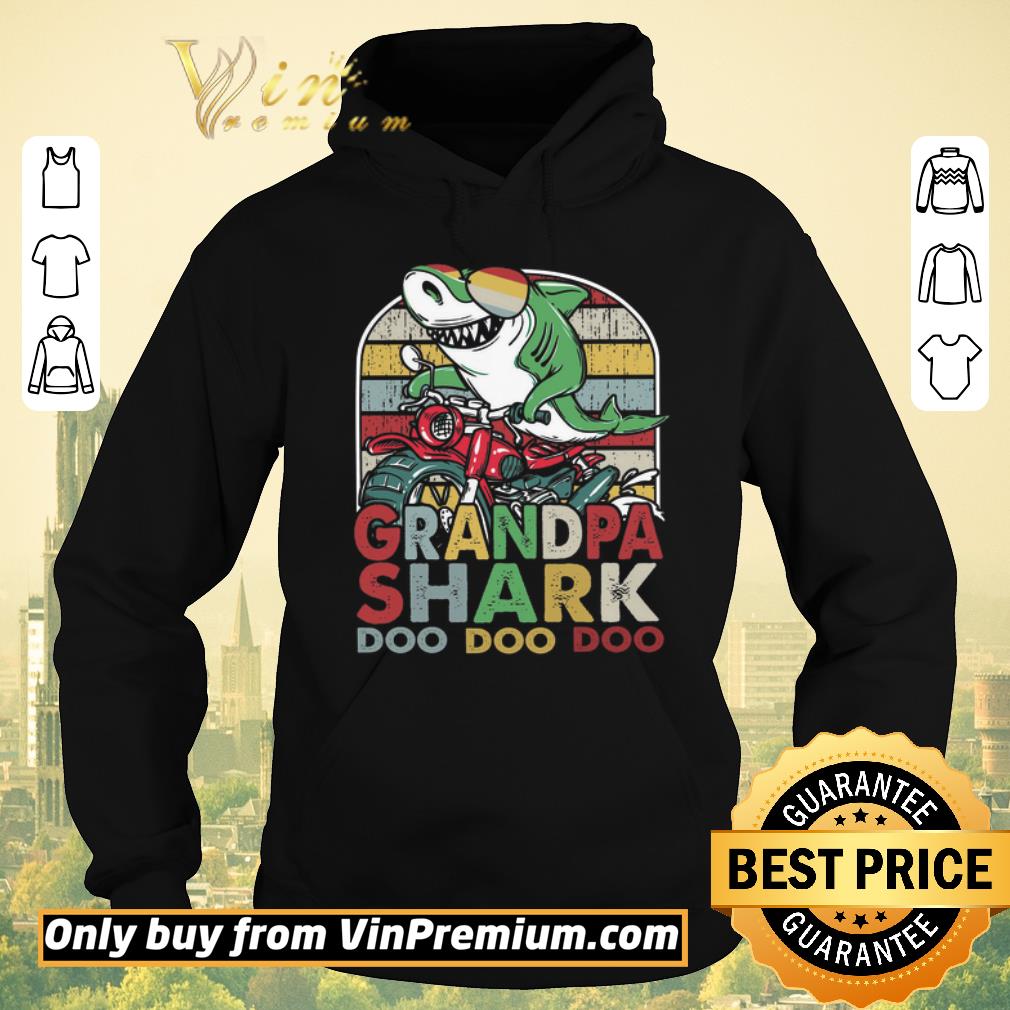 fd67c427 premium grandpa shark motor bike doo doo vintage shirt sweater 4 - Premium Grandpa Shark Motor Bike Doo Doo Vintage shirt sweater