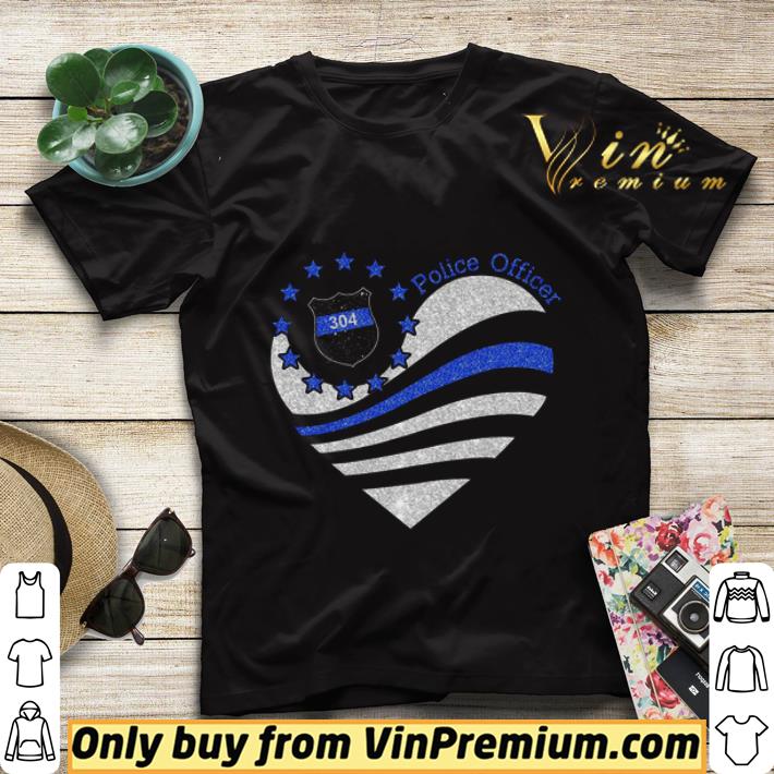 04d4c106 police officer heart thin blue line shirt sweater 4 - Police Officer Heart Thin Blue Line shirt sweater