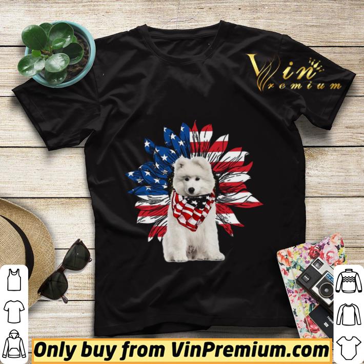 Samoyed Sunflowers American Flag shirt sweater 065012a9 samoyed sunflowers american flag shirt sweater 4 - Samoyed Sunflowers American Flag shirt sweater