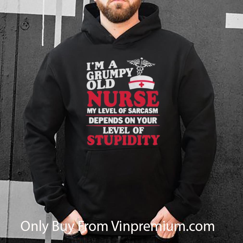 07e1907b official i m a grumpy old nurse my level of sarcasm depends on your level of stupidity shirt 4 - Official I’m A Grumpy Old Nurse My Level Of Sarcasm Depends On Your Level Of Stupidity shirt