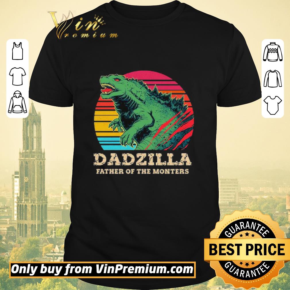 Official Dadzilla father of the monsters vintage shirt sweater