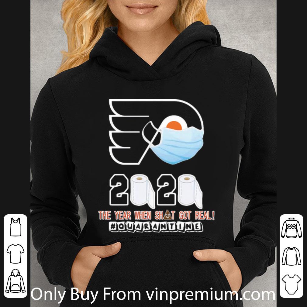 1d32fff7 awesome philadelphia flyers mask 2020 the year when shit got real quarantine shirt 4 - Awesome Philadelphia Flyers Mask 2020 The Year When Shit Got Real #quarantine shirt