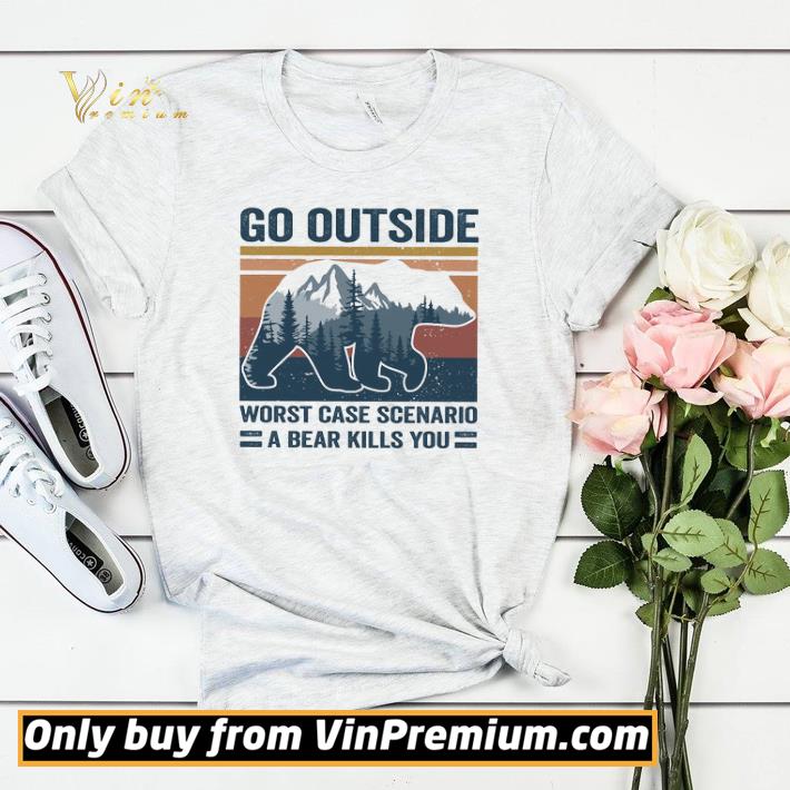225a1be4 bear in the forest go outside worst case scenario a bear kills you vintage shirt sweater 4 - Bear In The Forest Go Outside Worst Case Scenario A Bear Kills You Vintage shirt sweater