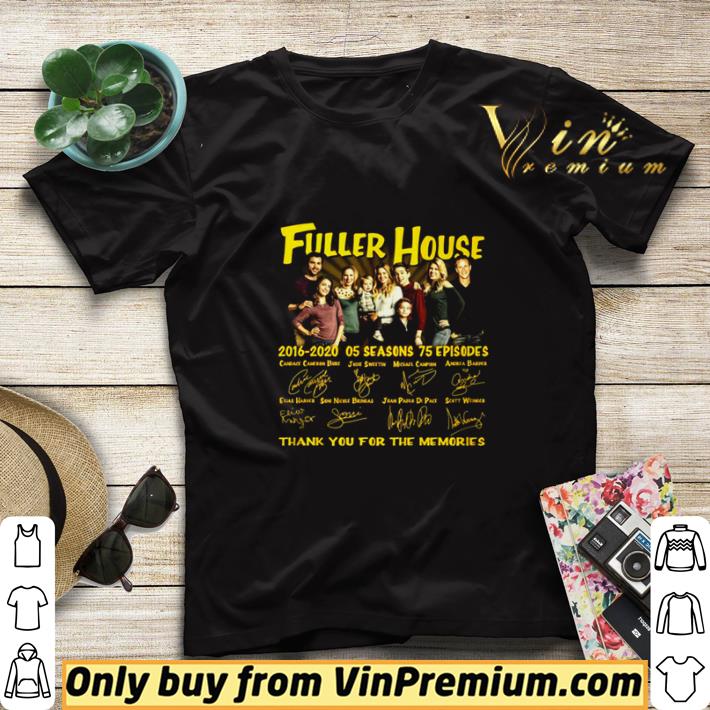 24c25bfa fuller house 2016 2020 5 seasons 75 episodes signatures shirt sweater 4 - Fuller House 2016 2020 5 seasons 75 episodes signatures shirt sweater
