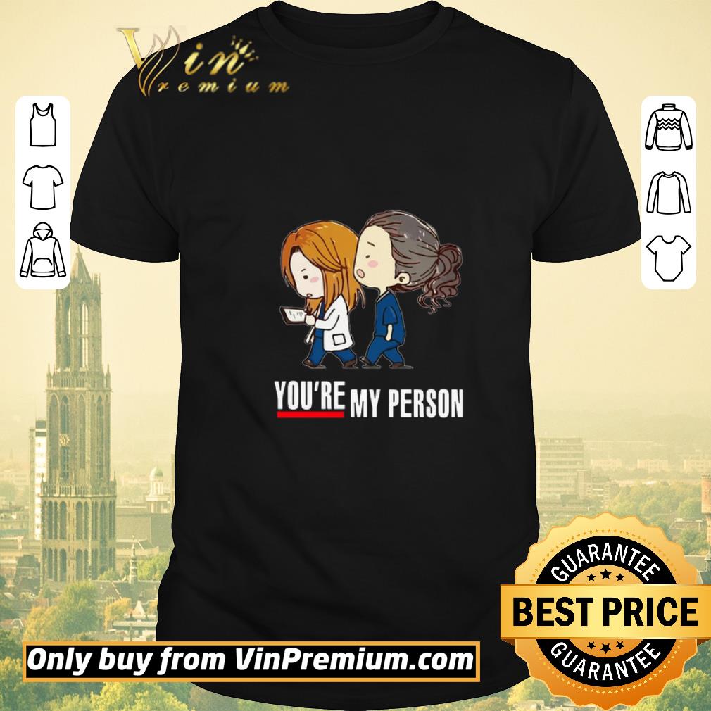Official Grey’s Anatomy Doctor Bestie You’re My Person shirt sweater