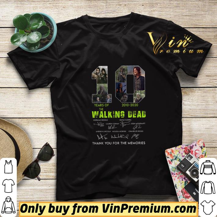 10 Years Of The Walking Dead 2010 2010 Signature Thank You For The Memories shirt sweater 28f7c1be 10 years of the walking dead 2010 2010 signature thank you for the memories shirt sweater 4 - 10 Years Of The Walking Dead 2010 2010 Signature Thank You For The Memories shirt sweater