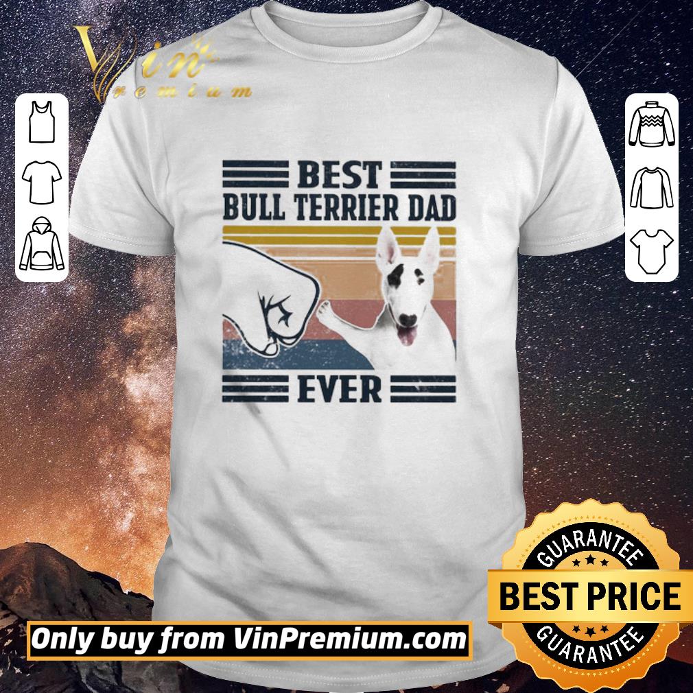 Nice Best Bull Terrier Dad ever vintage shirt sweater