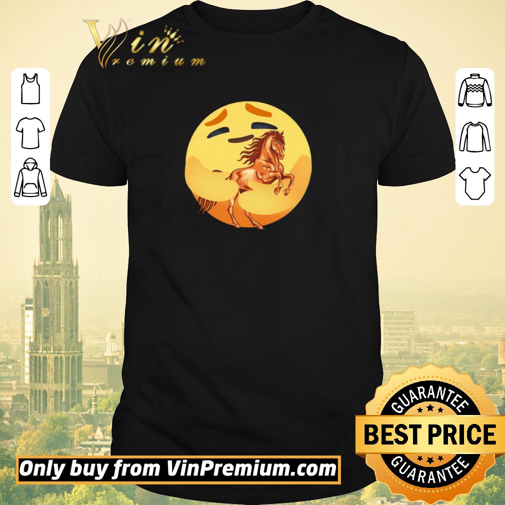 Awesome Facebook care emoji hug horse shirt sweater