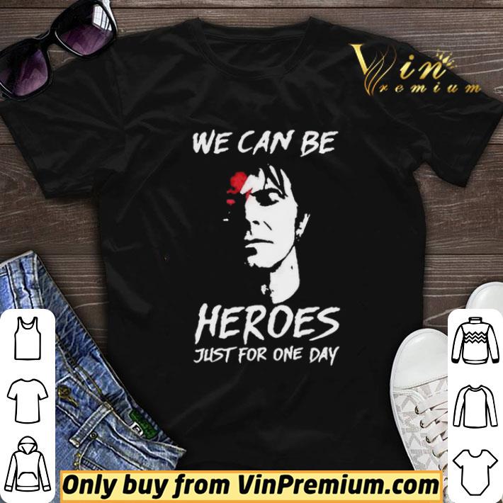 David Bowie we can be Heroes just for one day shirt sweater
