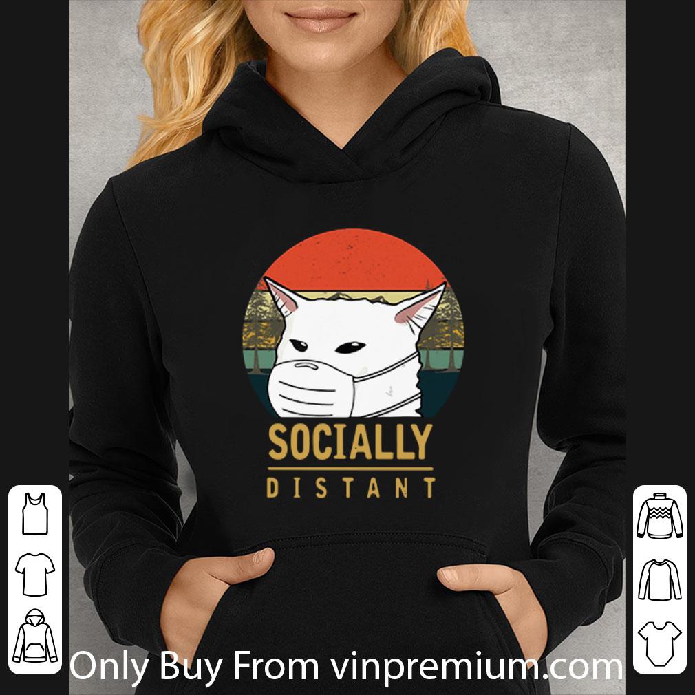 30f96293 nice vintage smudge the cat mask socially distant shirt 4 - Nice Vintage Smudge The Cat Mask Socially Distant shirt