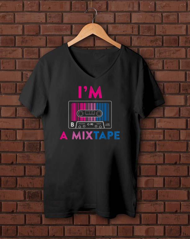 Awesome Bisexual Pride Flag Mixtape Men Women Gay Lesbian LGBT Shirt