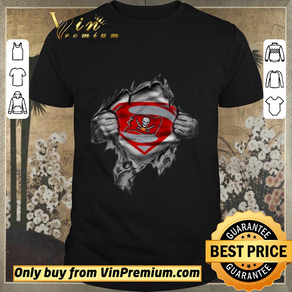 Awesome Superman Tampa Bay Buccaneers Blood Inside Me shirt sweater