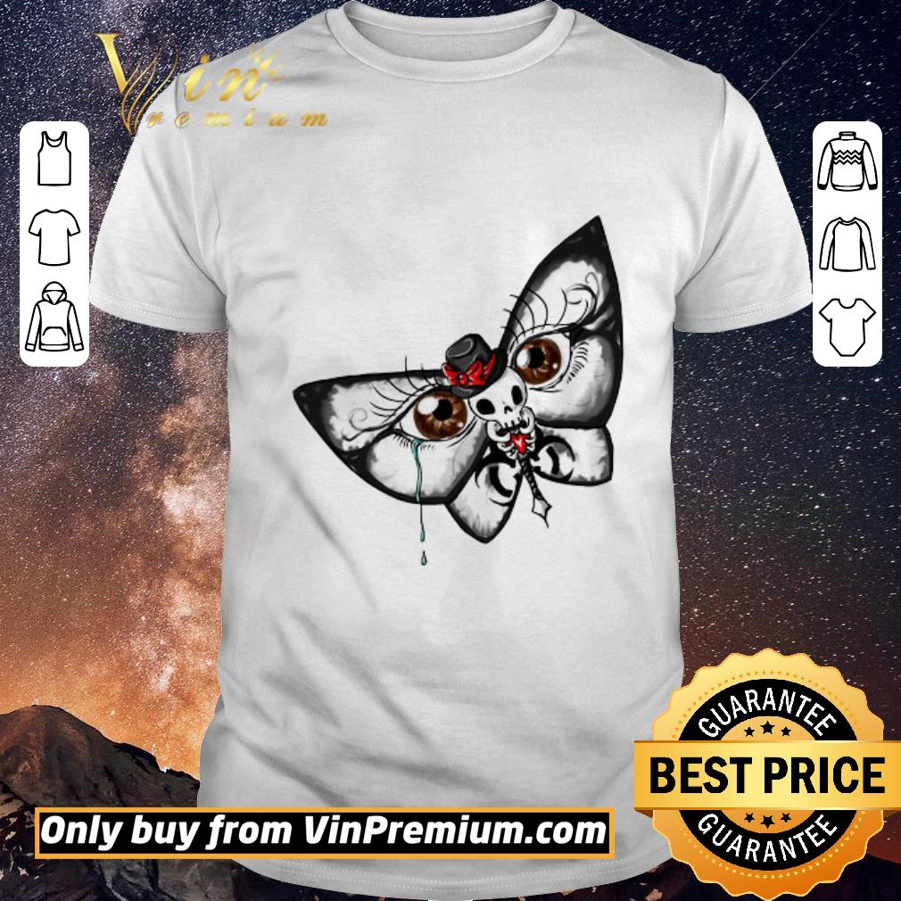 Premium Skull And Butterfly shirt sweater