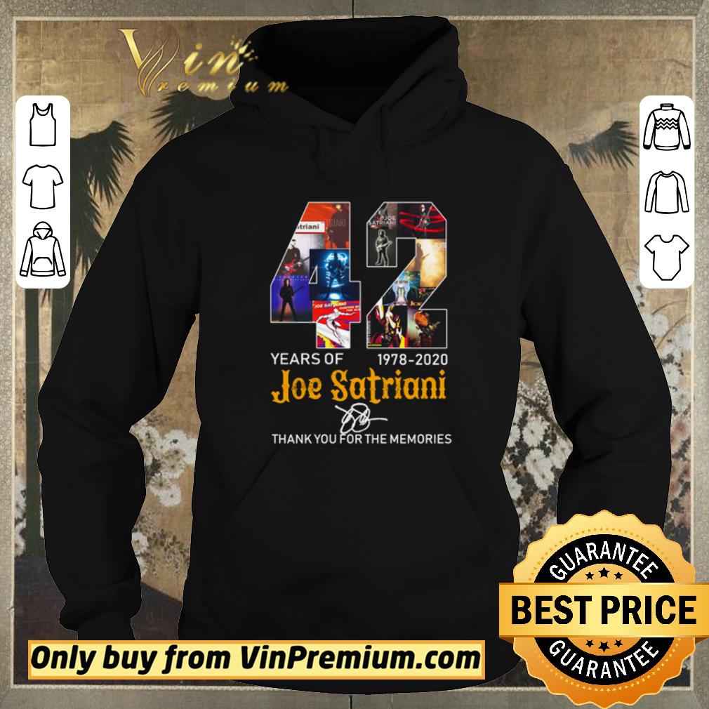3a1e9e91 hot 42 years of joe satriani thank you for the memories signature shirt sweater 4 - Hot 42 years of Joe Satriani thank you for the memories signature shirt sweater