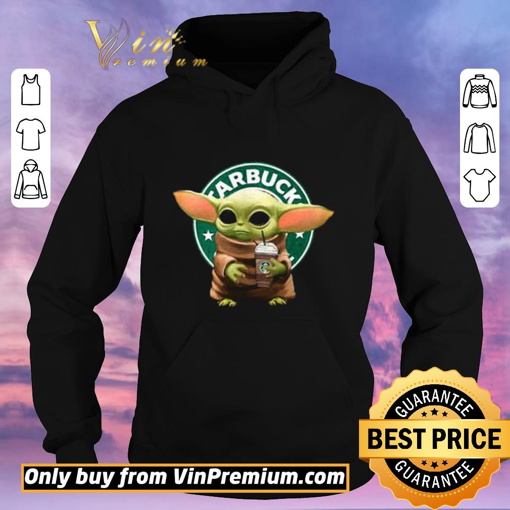 3eef7194 official star wars baby yoda hug starbucks shirt sweater 4 - Official Star Wars Baby Yoda Hug Starbucks shirt sweater