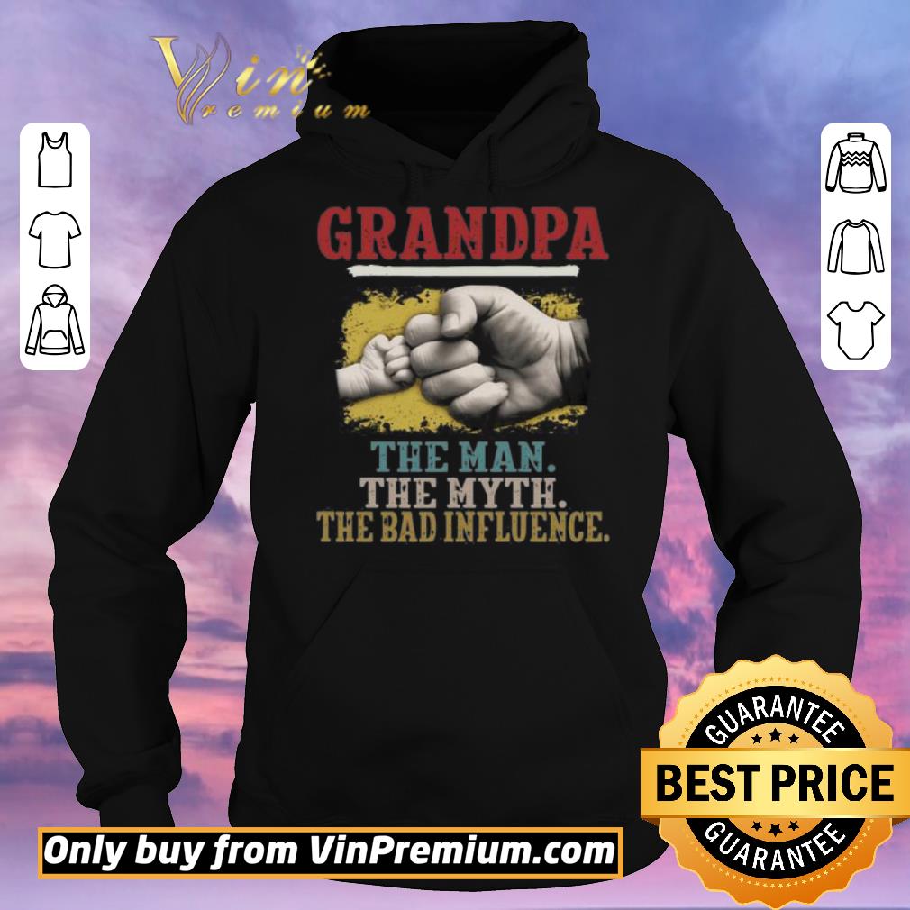 43692bcf official grandpa the man the myth the bad influence hands shirt sweater 4 - Official Grandpa the man the myth the bad influence Hands shirt sweater