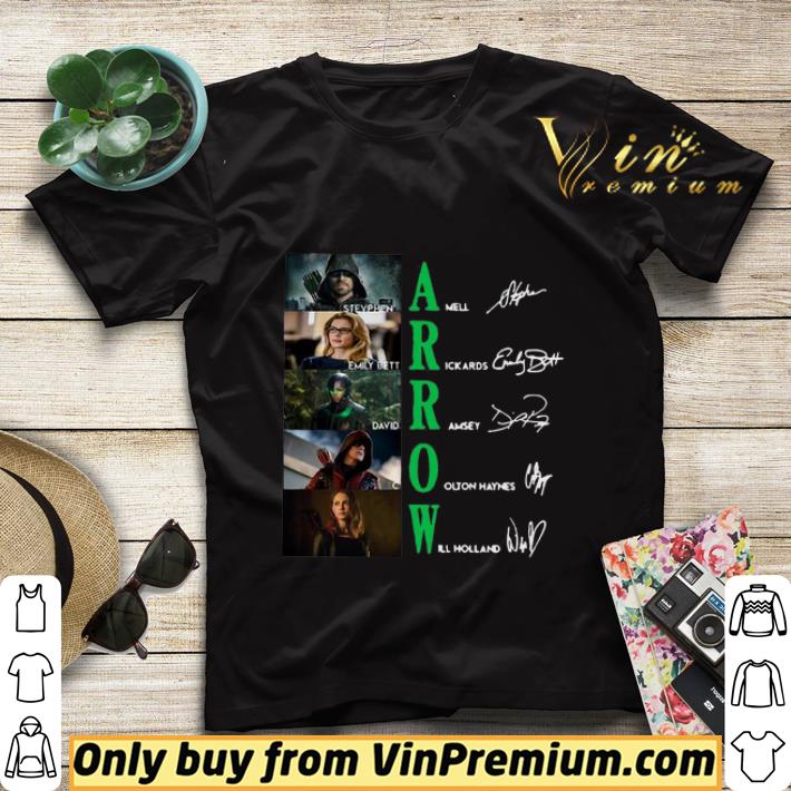 Arrow Stephen Amell Emily Bett Rickards David Ramsey Signatures shirt sweater 494b3545 arrow stephen amell emily bett rickards david ramsey signatures shirt sweater 4 - Arrow Stephen Amell Emily Bett Rickards David Ramsey Signatures shirt sweater