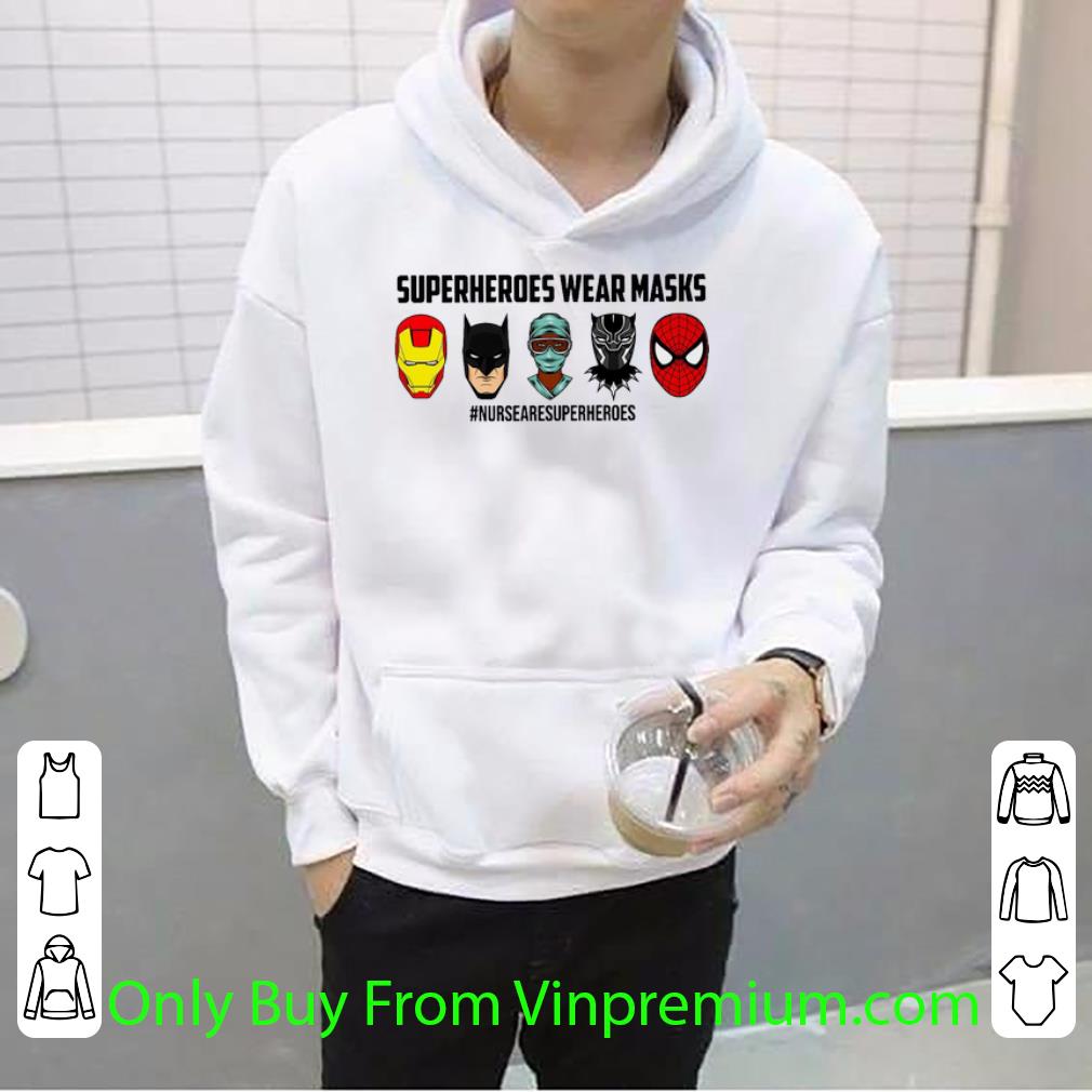 4a903d59 pretty superheroes wear masks nursearesuperheroes covid 19 shirt 4 - Pretty Superheroes Wear Masks Nursearesuperheroes Covid-19 shirt