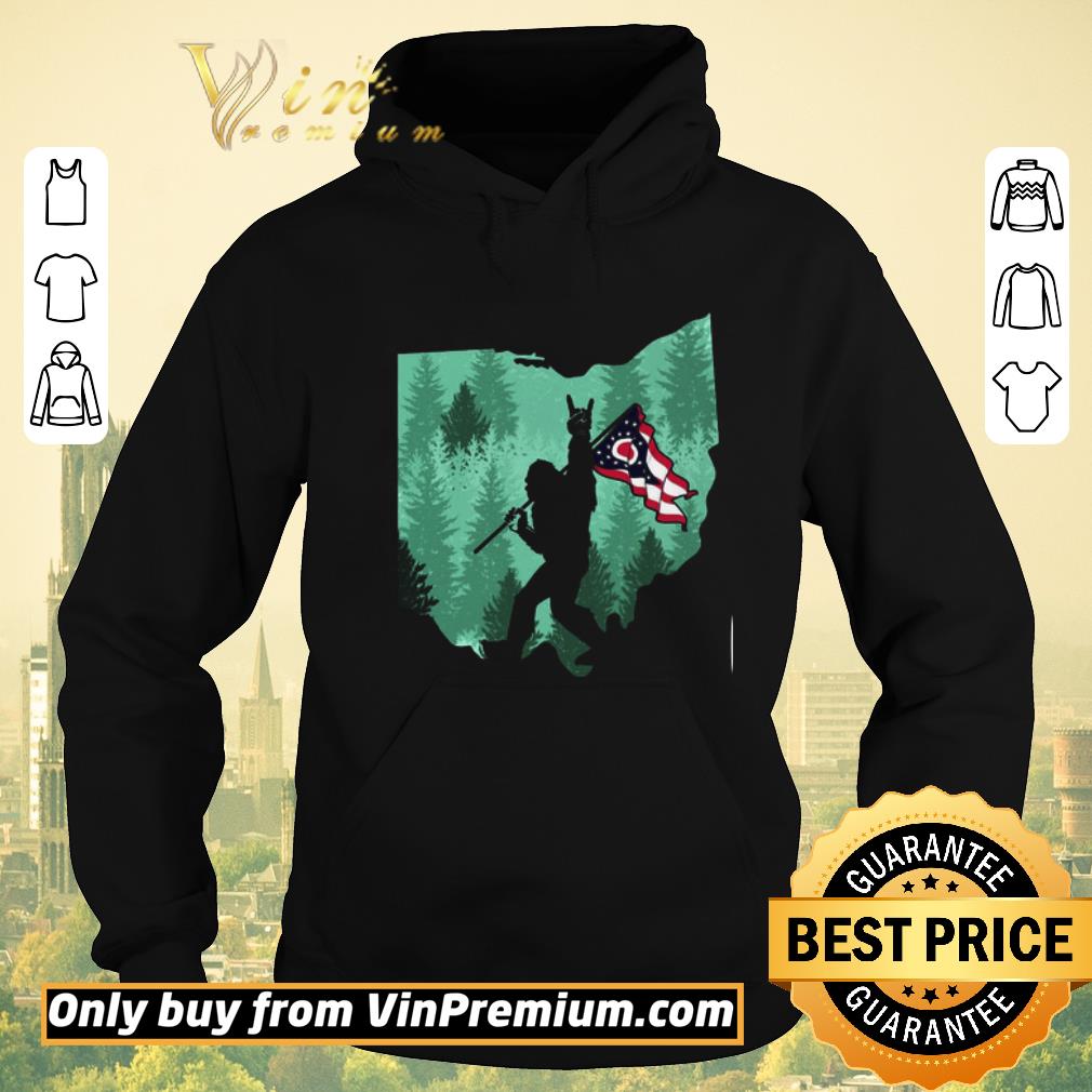 4d00c98c official bigfoot rock and roll ohio flag in the forest shirt sweater 4 - Official Bigfoot Rock And Roll Ohio Flag In The Forest shirt sweater