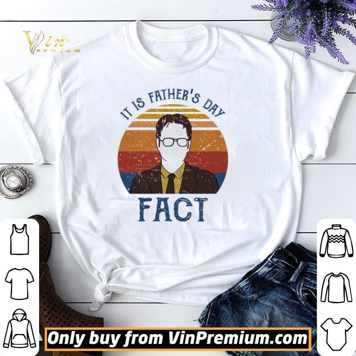 Dwight Schrute it is father’s day fact vintage shirt sweater