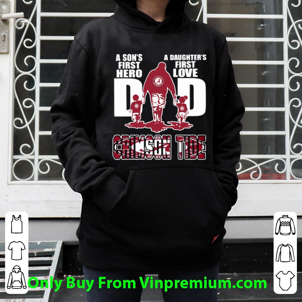 4daf0cfa hot alabama crimson tide a son s first hero a daughter s first love shirt 4 - Hot Alabama Crimson Tide A Son’s First Hero A Daughter’s First Love shirt