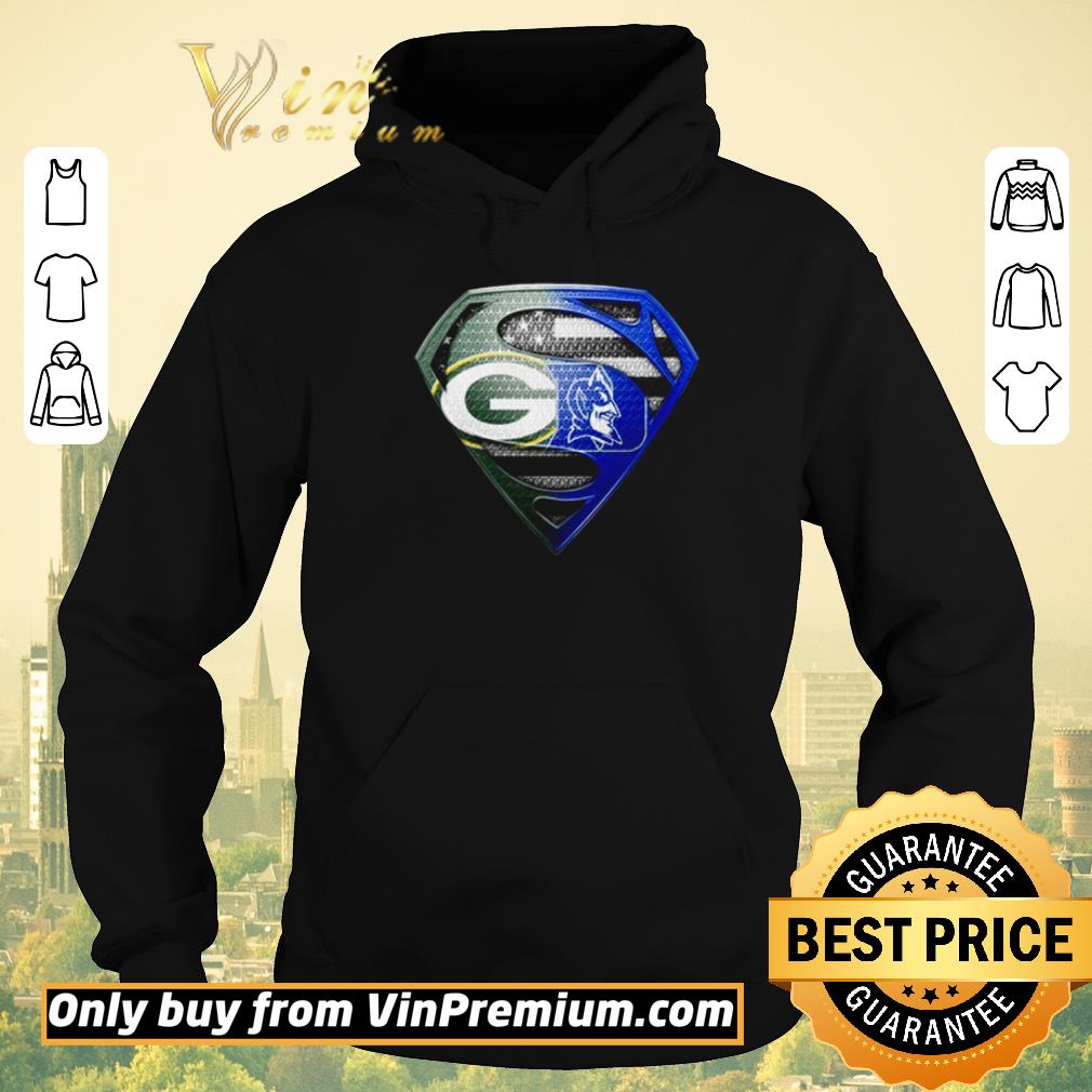 Awesome Superman Green Bay Packers and Duke Blue Devils shirt sweater 56cc65d5 awesome superman green bay packers and duke blue devils shirt sweater 4 - Awesome Superman Green Bay Packers and Duke Blue Devils shirt sweater