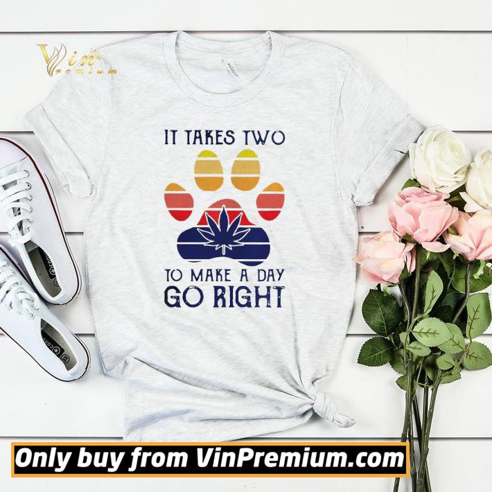 589361cb vintage dog paw weed it takes two to make a day go right shirt sweater 4 - Vintage Dog Paw Weed It Takes Two To Make A Day Go Right shirt sweater
