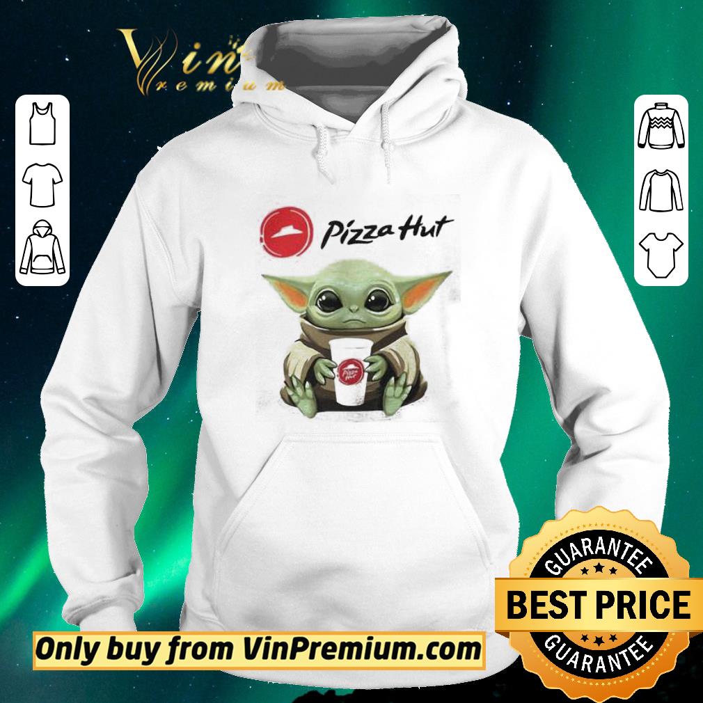 63748f5d hot baby yoda hug pizza hut shirt sweater 4 - Hot Baby Yoda Hug Pizza Hut shirt sweater