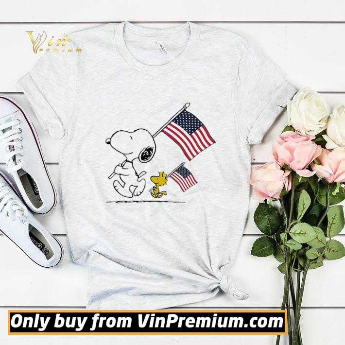 67d6af77 snoopy and woodstock holding american flag 4th of july shirt sweater 4 - Snoopy and Woodstock holding American flag 4th of july shirt sweater