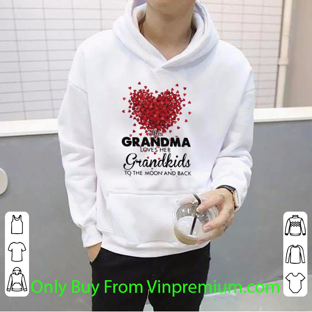 6c16dce8 pretty hearts this grandma loves her grandkids the moon and back shirt 4 - Pretty Hearts This Grandma Loves Her Grandkids The Moon And Back shirt