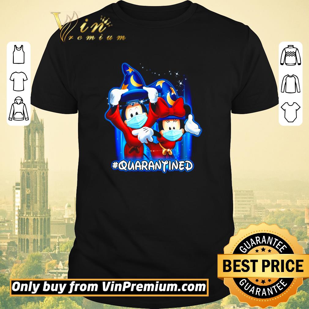 Official Wizard Mickey Mouse and Minnie wearing mask quarantined shirt sweater