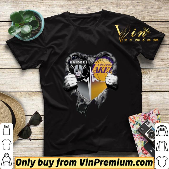 7653837a blood inside me oakland raiders and los angeles lakers shirt sweater 4 - Blood inside Me Oakland Raiders and Los Angeles Lakers shirt sweater