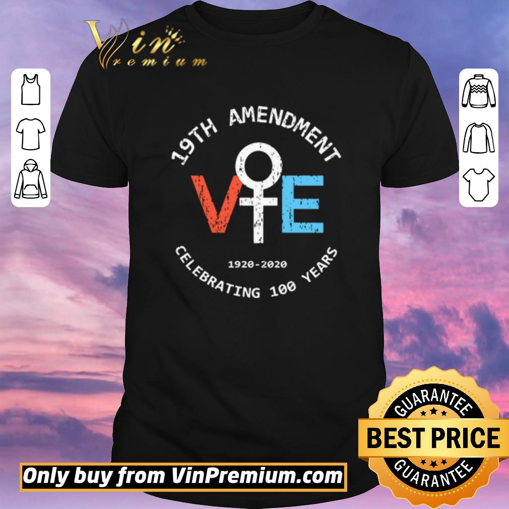 Pretty 19th amendment vote 1920 2020 celebrating 100 years shirt sweater