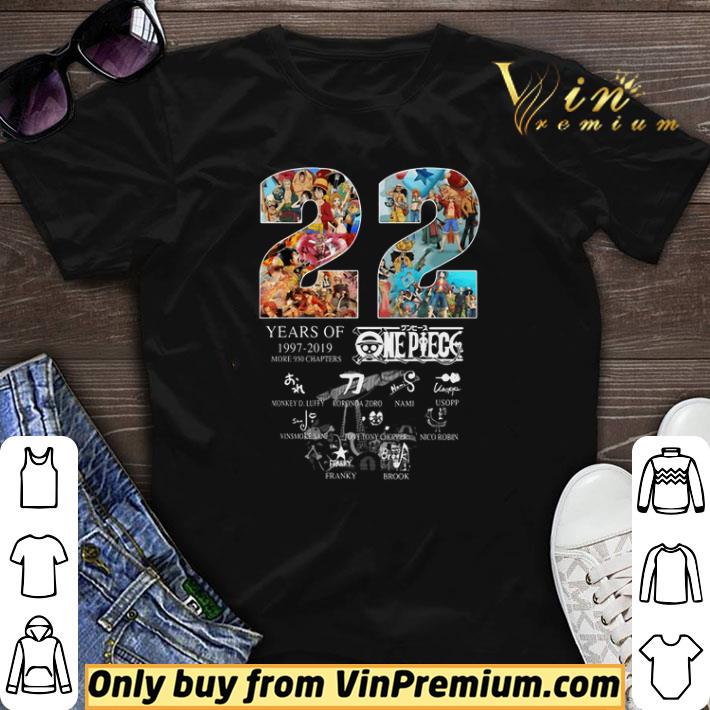 22 Year Anniversary Of One Piece shirt sweater