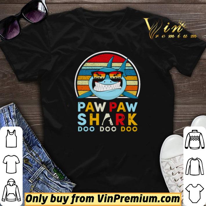 Pawpaw shark Doo Doo Doo vintage shirt sweater