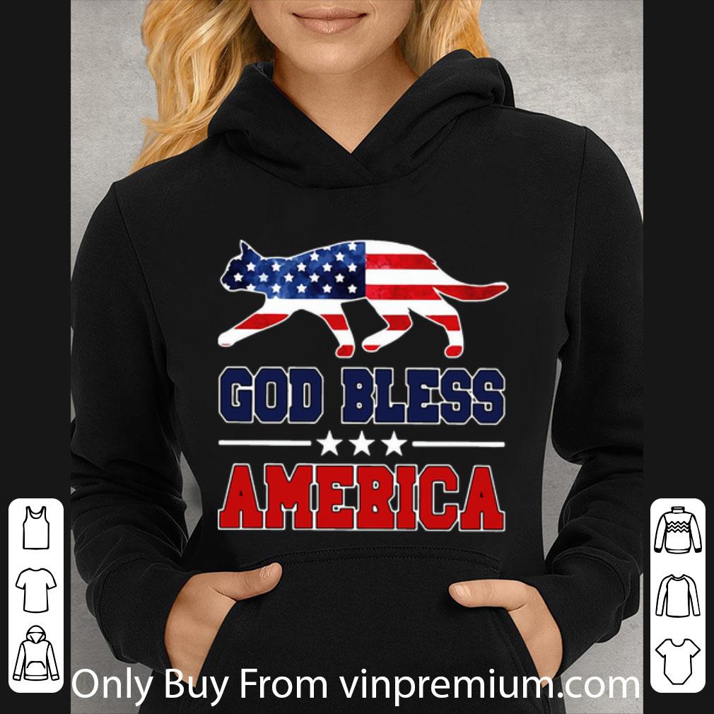 8438607e great cat god bless america american flag independence day shirt 4 - Great Cat God Bless America American Flag Independence Day shirt