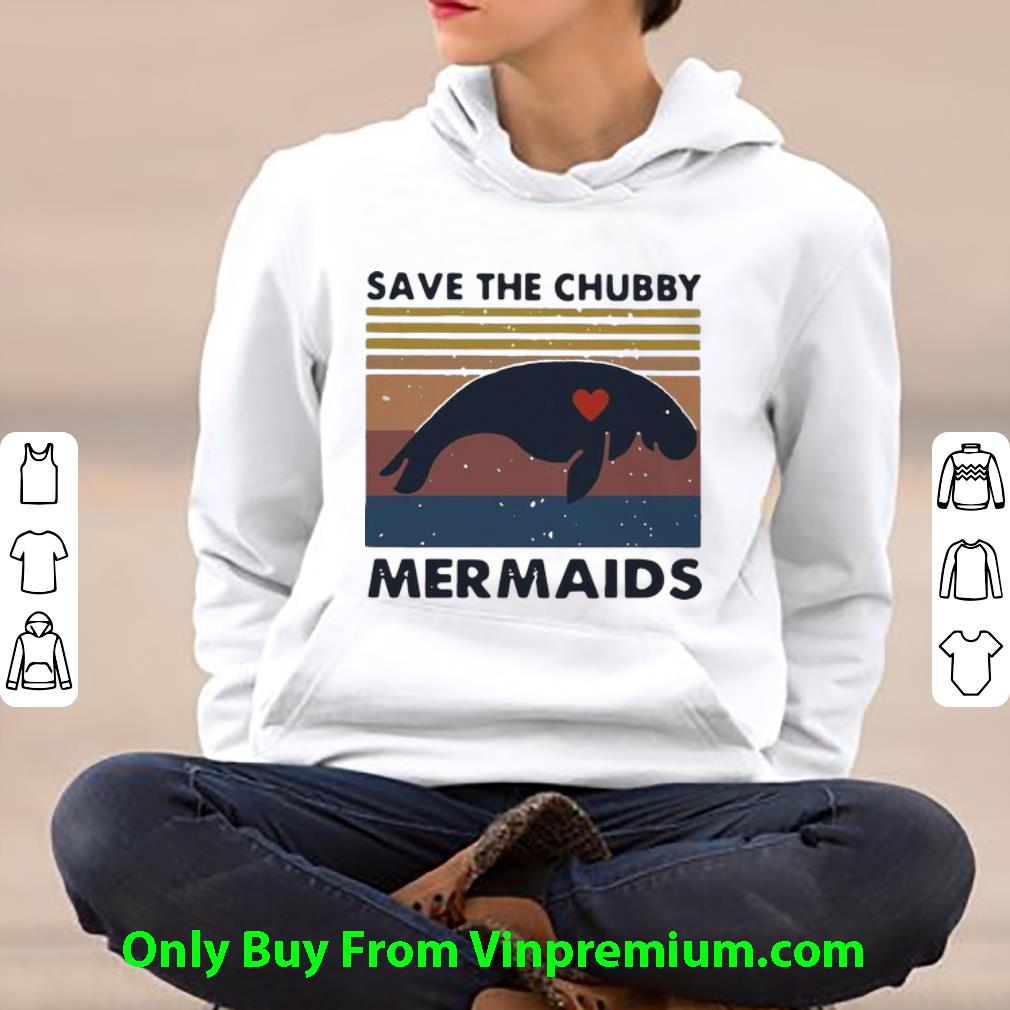 861711dc pretty vintage save the chubby mermaids shirt 4 - Pretty Vintage Save The Chubby Mermaids shirt