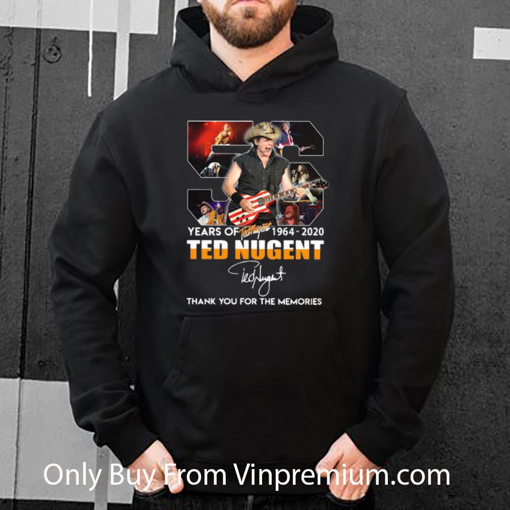 89709116 official 56 years of ted nugent thank you for the memories signature shirt 4 - Official 56 Years Of Ted Nugent Thank You For The Memories Signature shirt