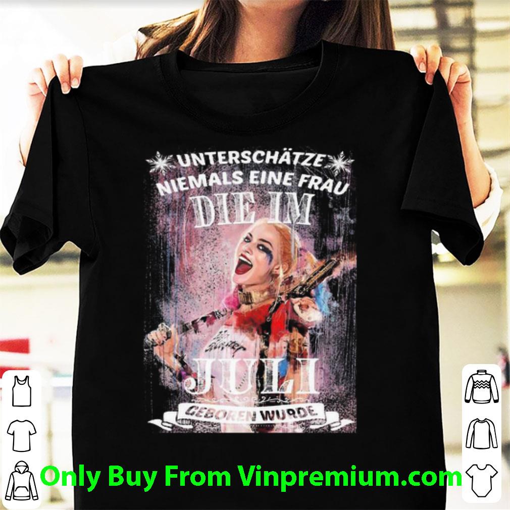 Awesome Harley Quinn Onderschat Nooit Een Die Geboren Juni shirt