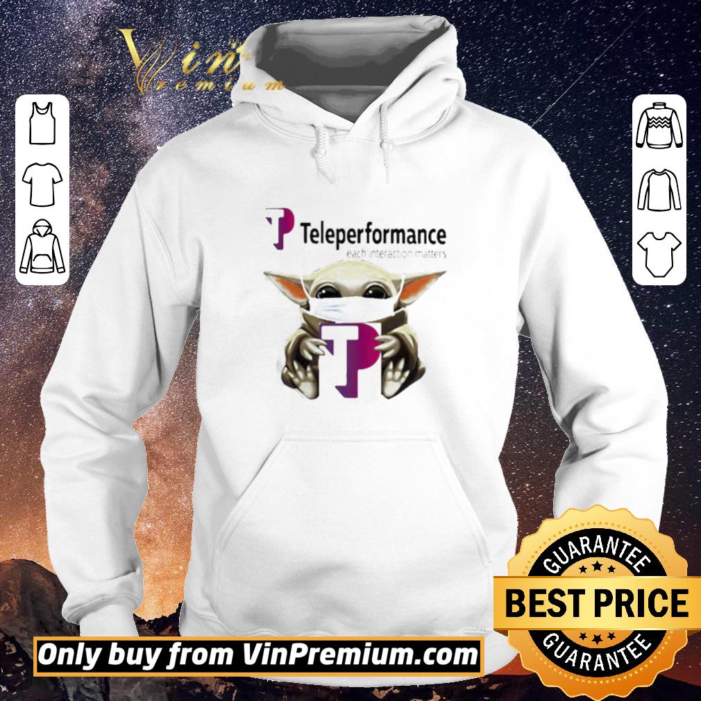 90814a6e awesome star wars baby yoda hug teleperformance each interaction matters mask covid 19 shirt sweater 4 - Awesome Star Wars Baby Yoda Hug Teleperformance Each Interaction Matters Mask Covid 19 shirt sweater