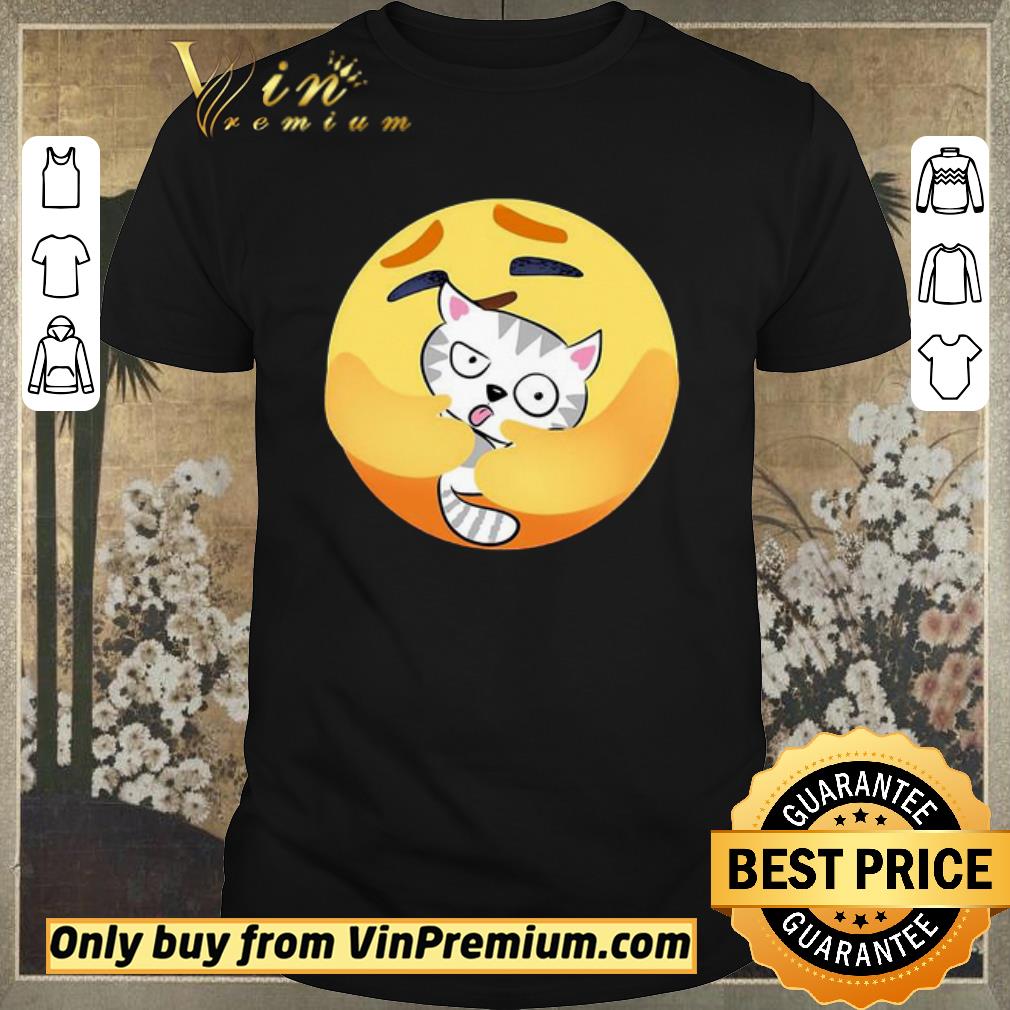 Awesome Original Facebook care emoji hug cat shirt sweater