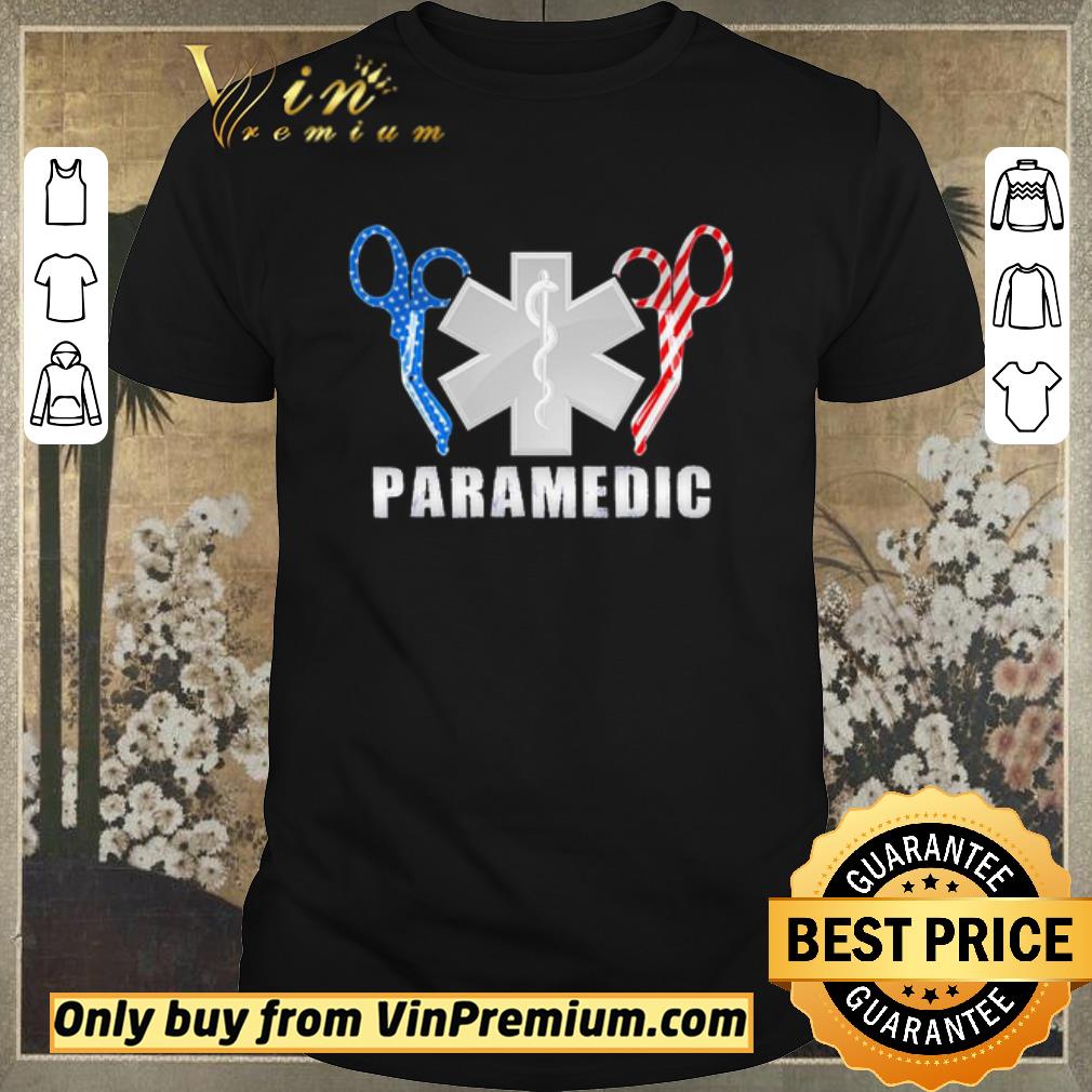 Awesome Paramedic Logo And Scissors American shirt sweater