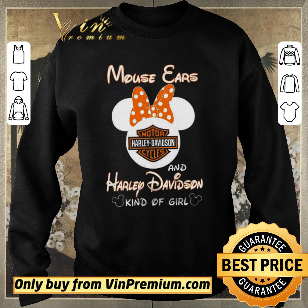 Official Mouse Ears And Motor Harley Davidson Cycles Kind Of Girl shirt sweater Official Mouse Ears And Motor Harley Davidson Cycles Kind Of Girl shirt sweater